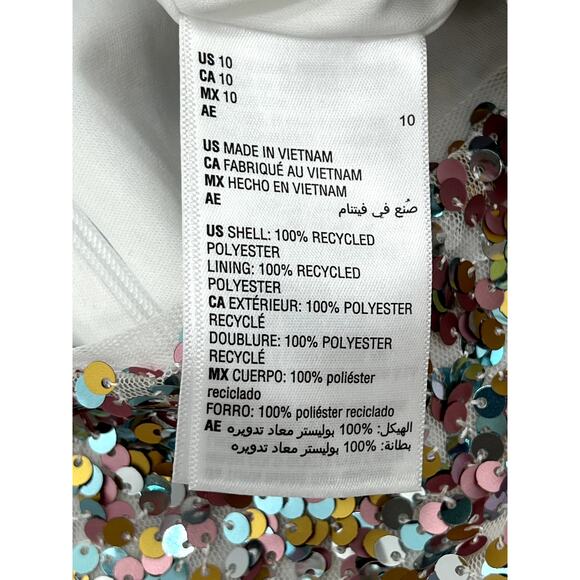 ON 34TH Sequins Knee-length "Confetti" Skirt (Womens: 10) - Picture 8 of 10